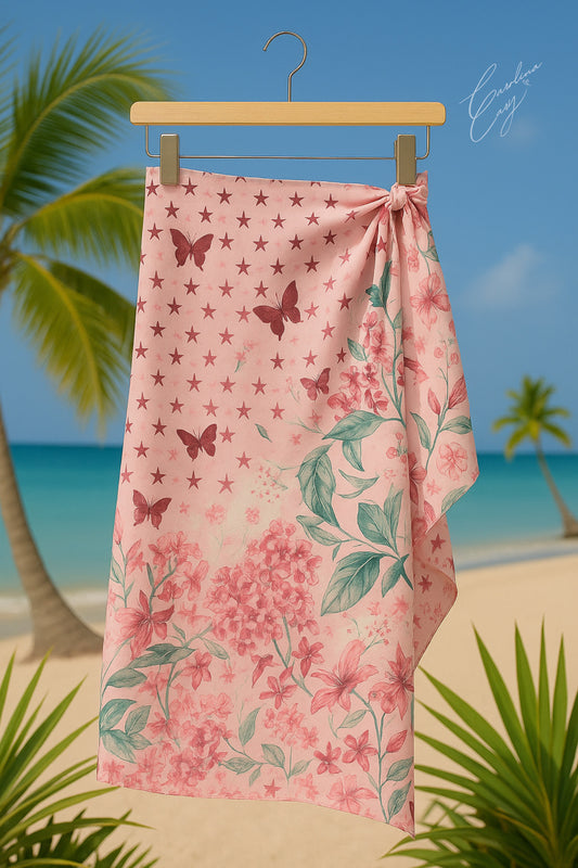 Pareo Cherry Butterflies